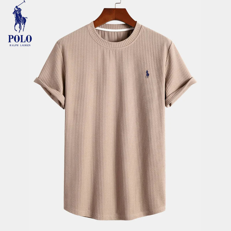 T-shirt a coste Ralph Lauren Premium