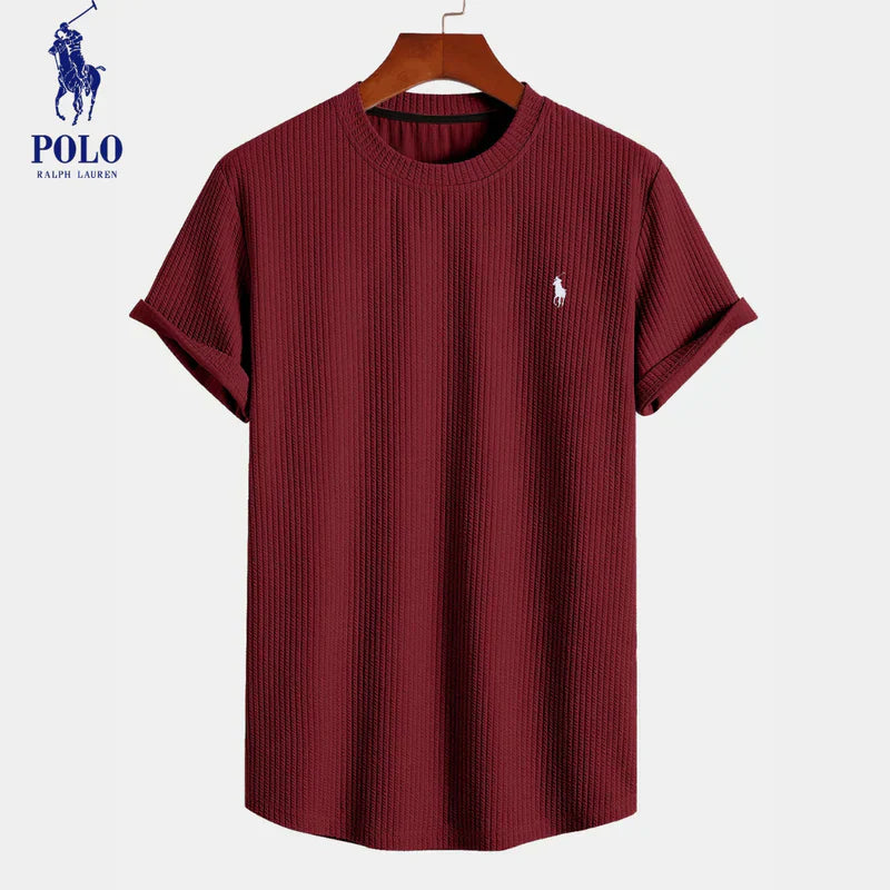 T-shirt a coste Ralph Lauren Premium