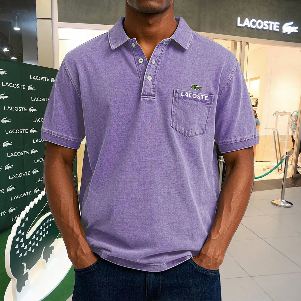 Polo casual vintage in cotone LACOSTE