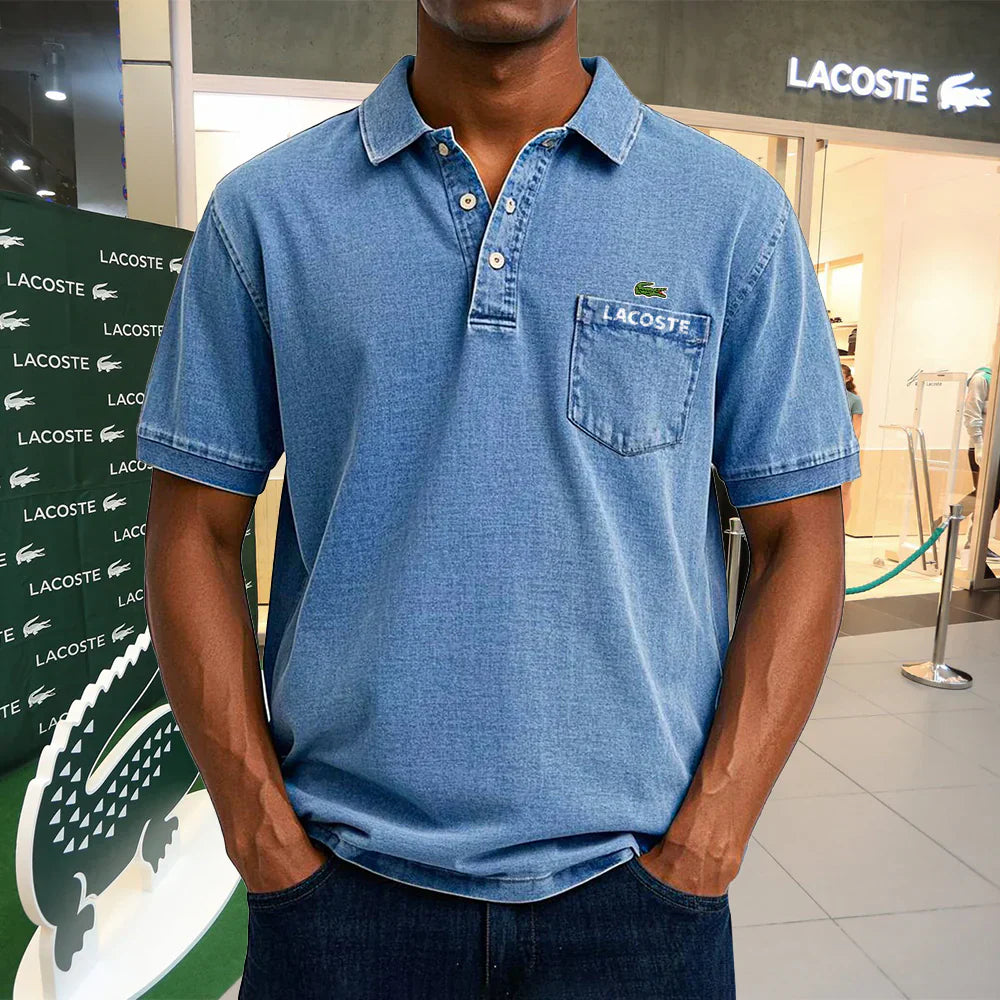 Polo casual vintage in cotone LACOSTE