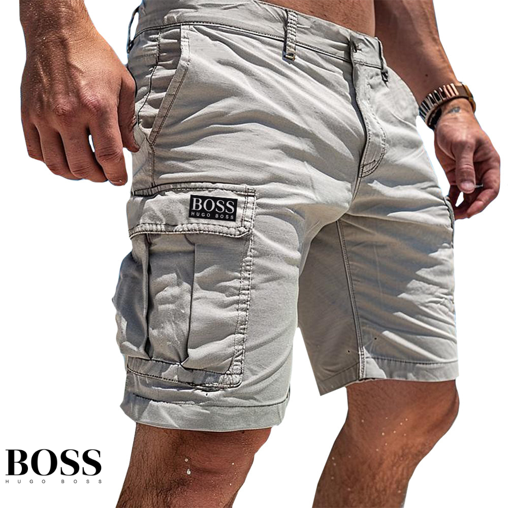 BOSS - Summit Luxury Cotton Utility Shorts