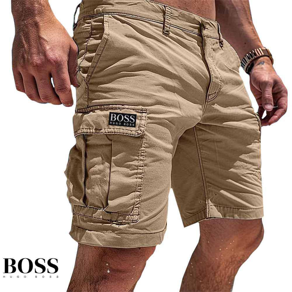BOSS - Summit Luxury Cotton Utility Shorts
