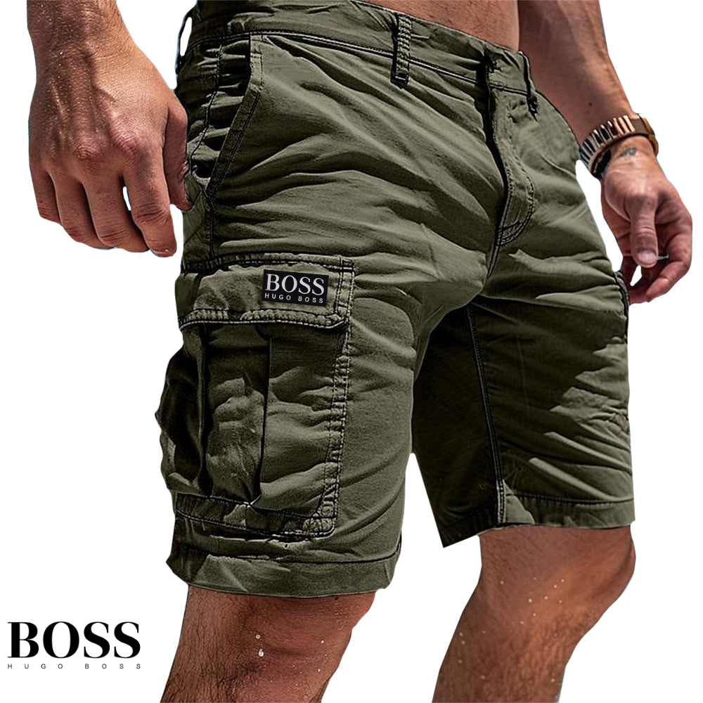 BOSS - Summit Luxury Cotton Utility Shorts