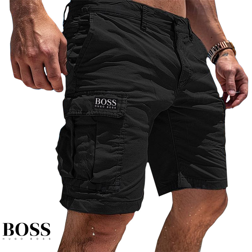BOSS - Summit Luxury Cotton Utility Shorts