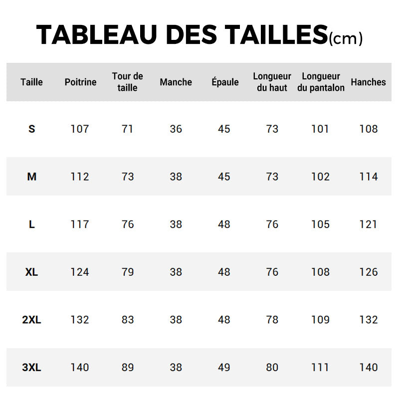 Completo da uomo in cotone due pezzi