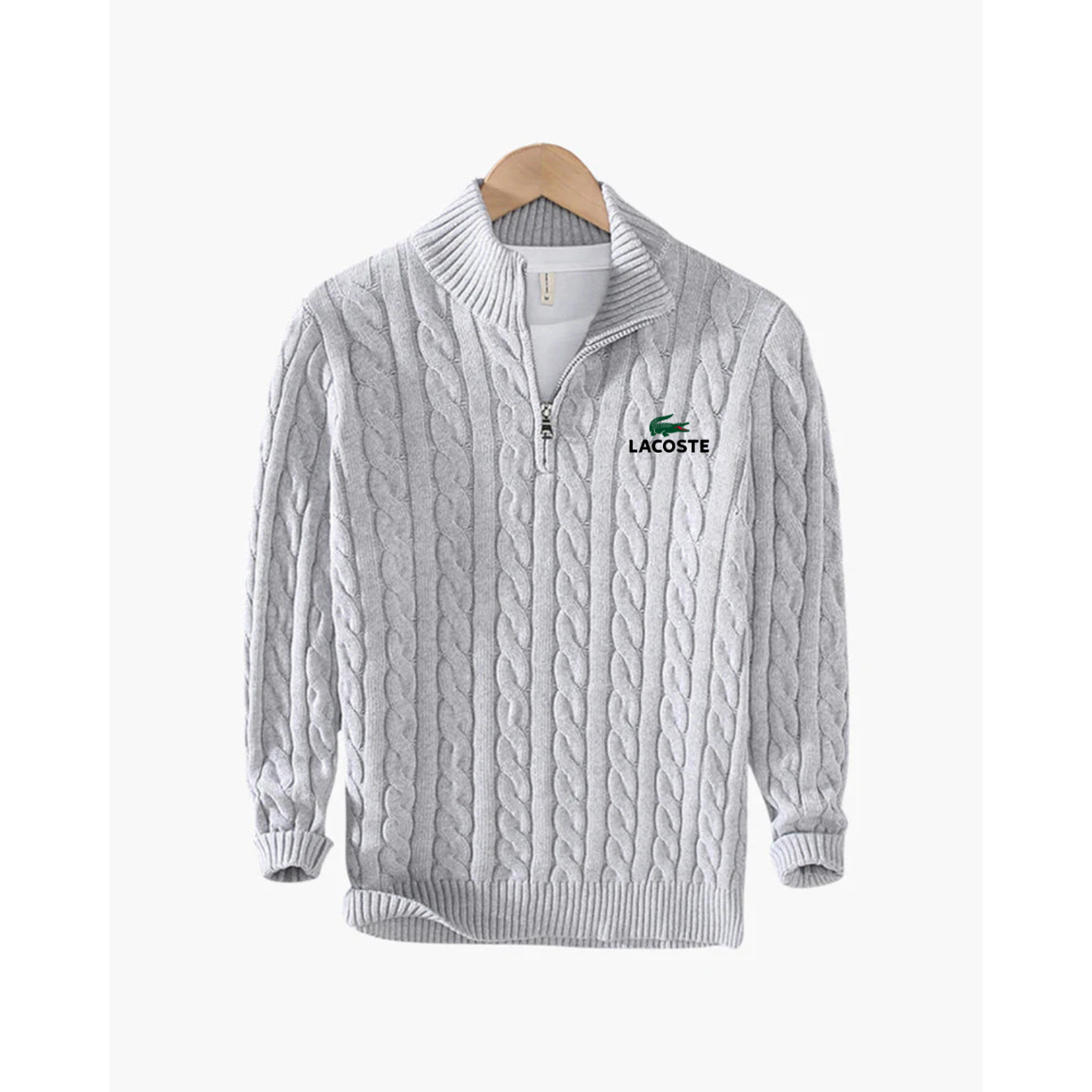 Tirare la mezza zip LACOSTE
