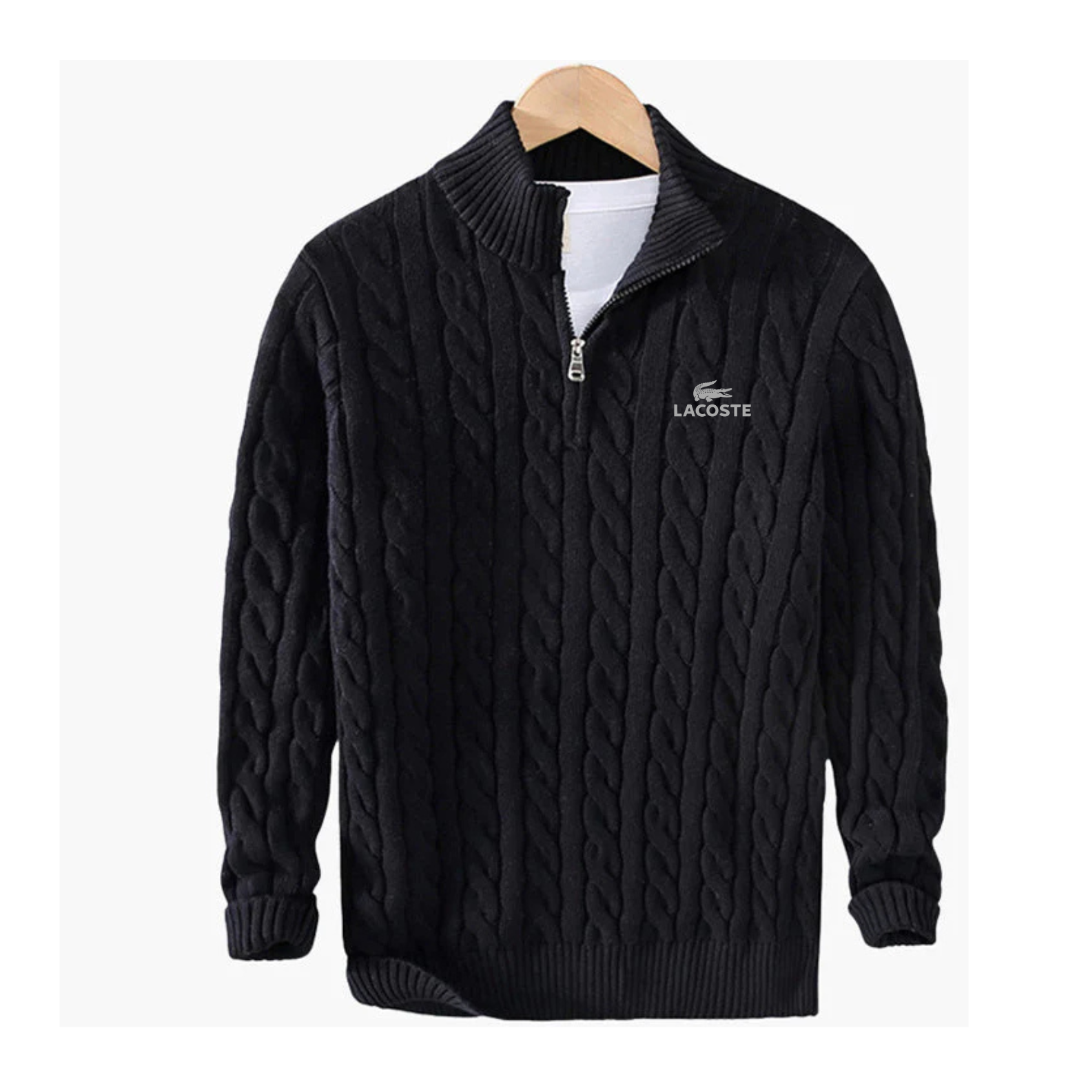 Tirare la mezza zip LACOSTE