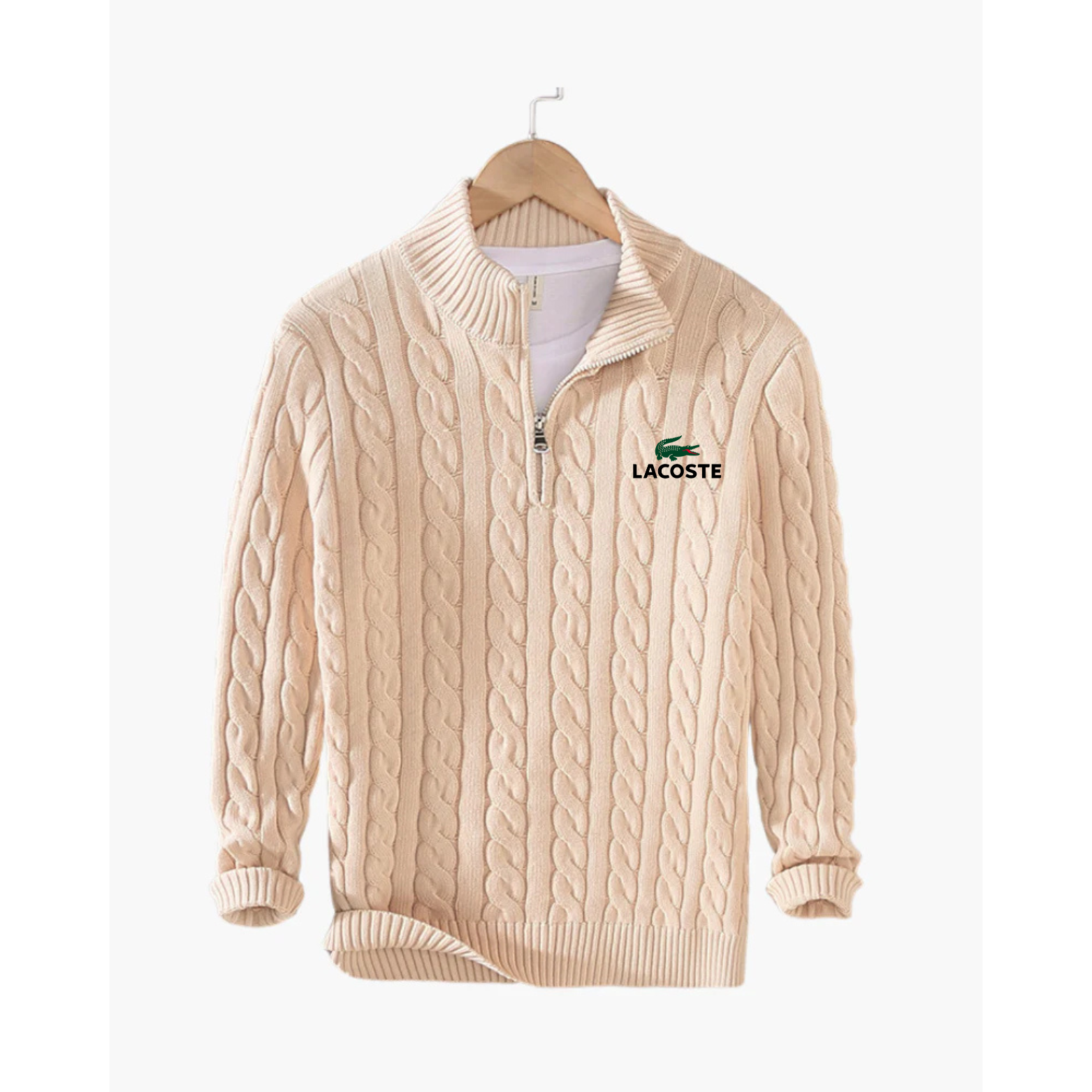 Tirare la mezza zip LACOSTE