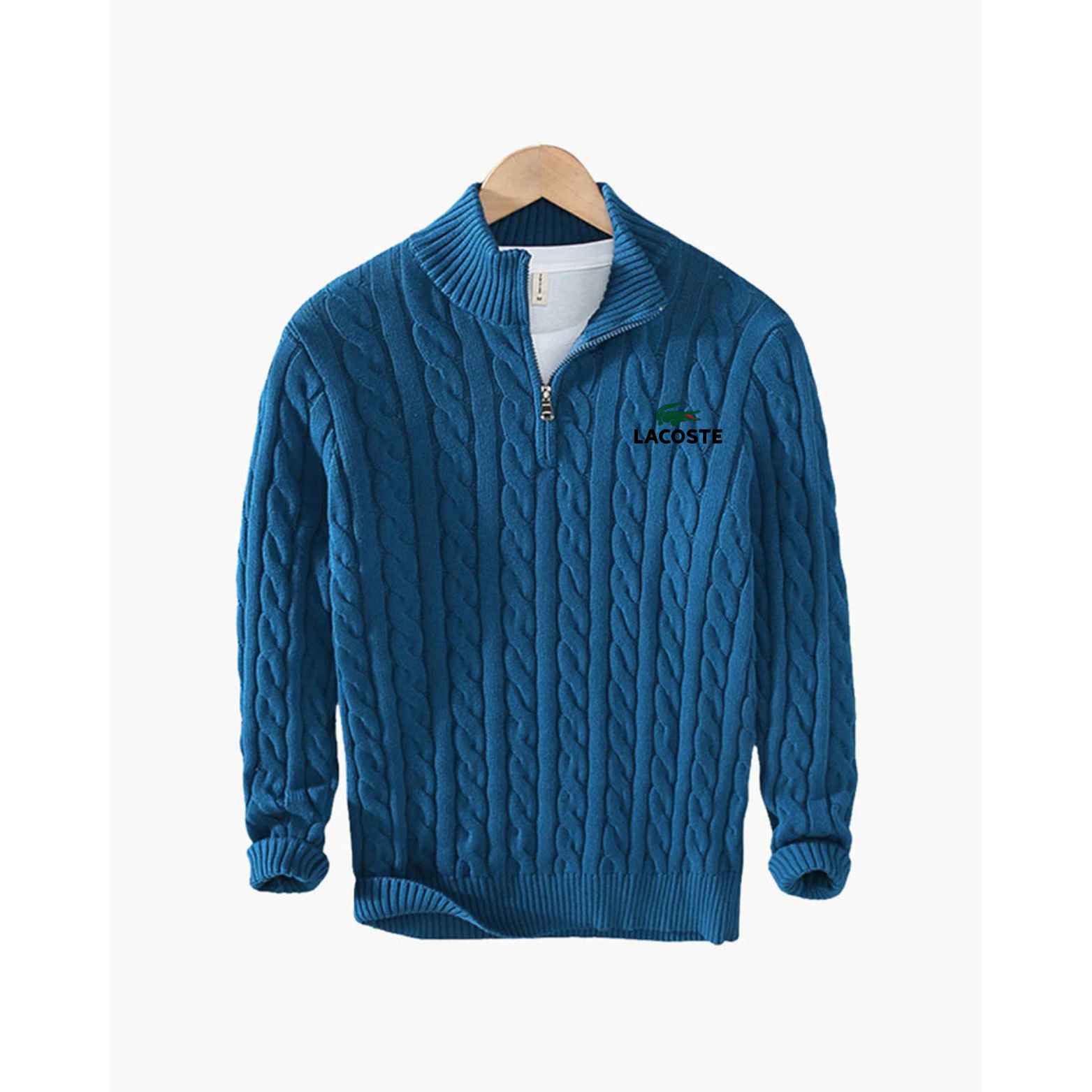 Tirare la mezza zip LACOSTE