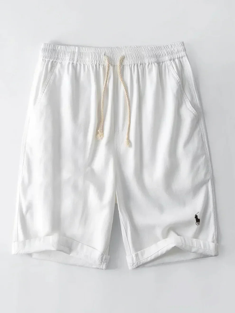 Completo da uomo composto da camicia e pantaloncini cubani a righe